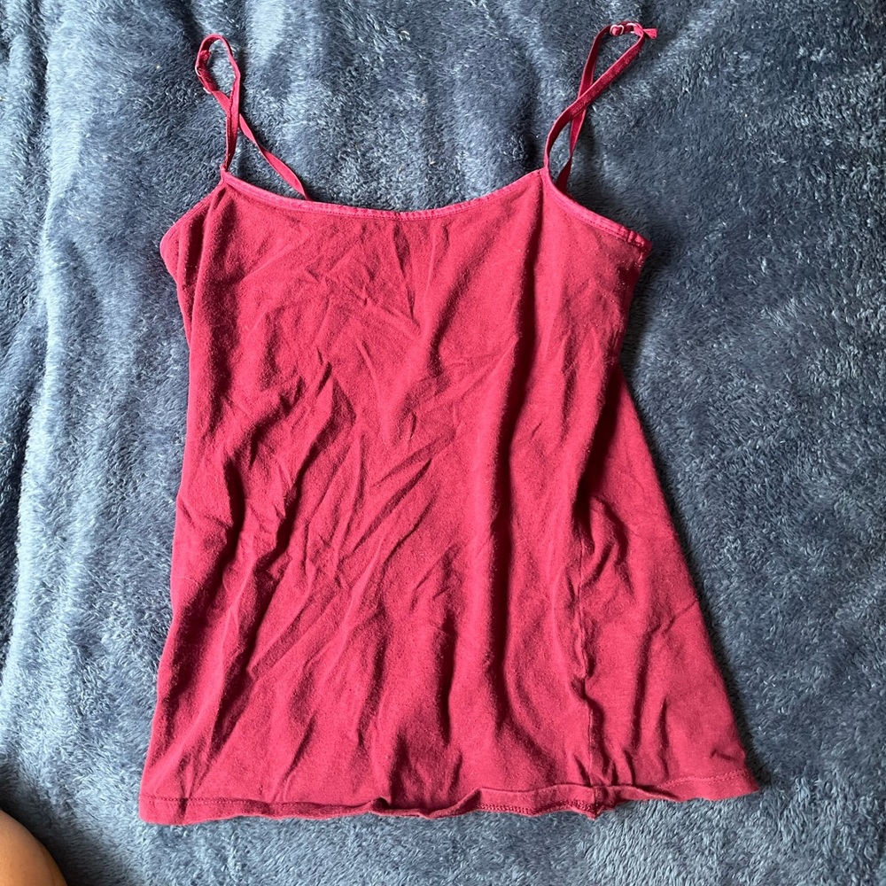 cute red cami